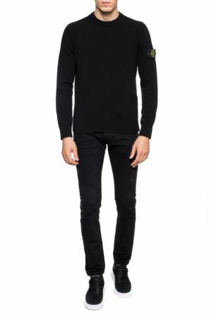 Sweater with removable logo, zdjęcie 2 Sweater with removable logo od Stone Island